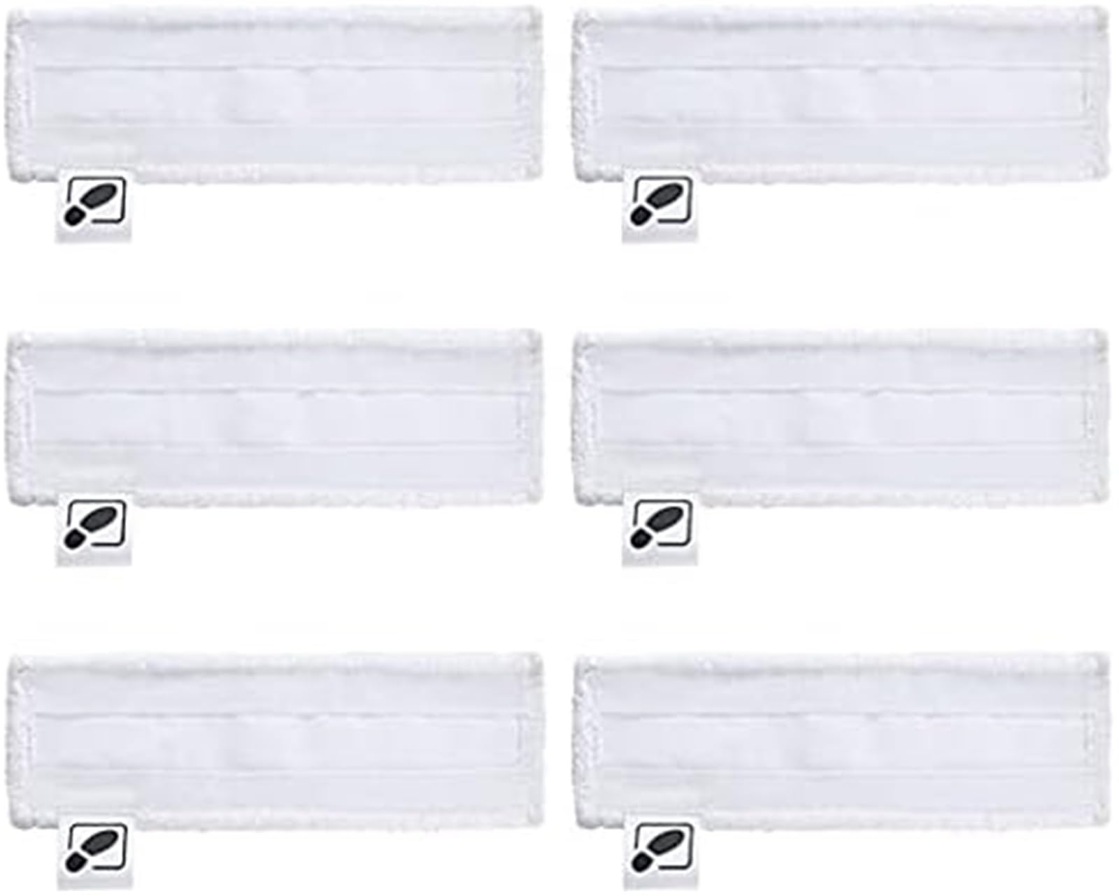 MUEOSI 6-teiliges Dampfreiniger-Bodenwischer-Tuchpolster, for Karcher Easyfix SC1 SC2 SC3 SC4 SC5 Dampfwischer-Staubsauger Staubsauger-Mopp-Pad von MUEOSI