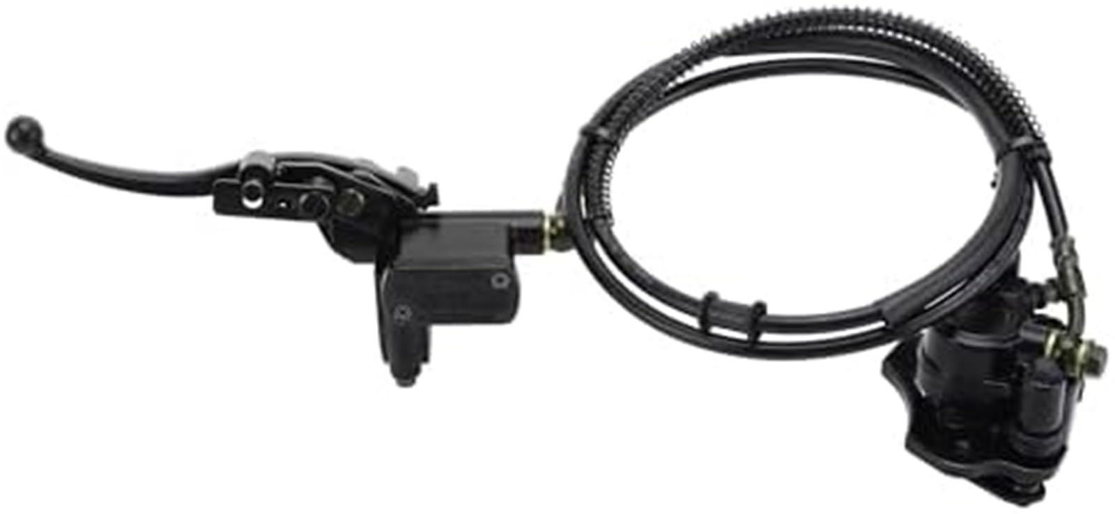 MUEOSI Austausch der hydraulischen Bremssattelbaugruppe for den Hauptbremszylinder der hinteren Scheibenbremse, for chinesische 50ccm 70ccm 90ccm 110ccm 125ccm 200ccm 250ccm ATV Quad Hinterradbremse von MUEOSI