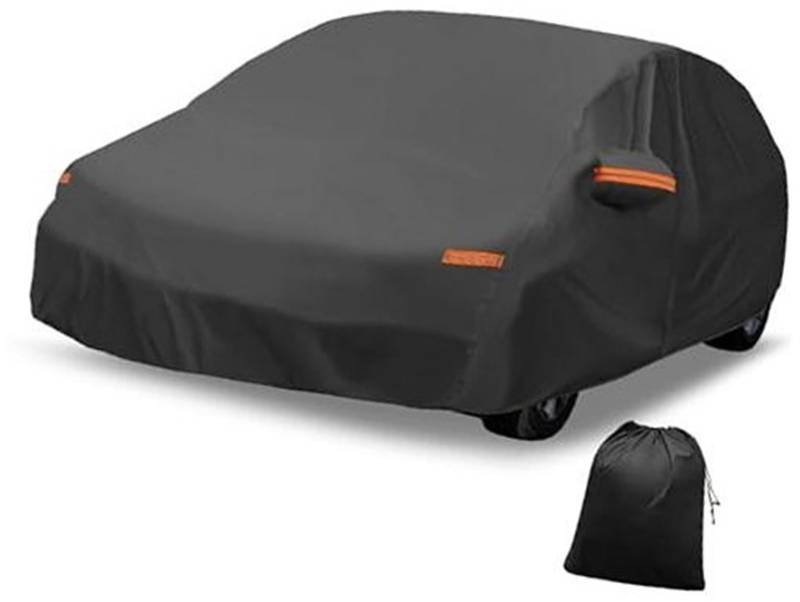 MUEOSI Autoabdeckung, for Subaru, Legacy Hatchback 210D-PU Outdoor-Vollgarage for jedes Wetter mit Tür, for Reißverschluss Auto Outdoor Vollgarage von MUEOSI