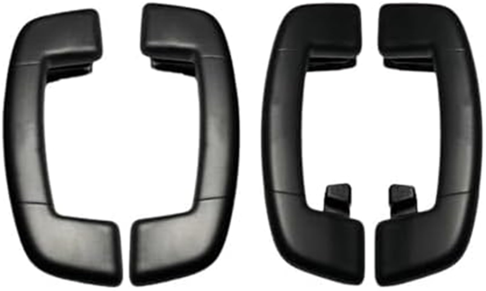 MUEOSI Autozubehör, for VW, for Golf, 7 GTI RIine Autodachhandlauf Innendecken-Zuggriffe Dachrelinggriff(Schwarz vorne Links) Haltegriff für Autodach(Black 4pcs Black) von MUEOSI