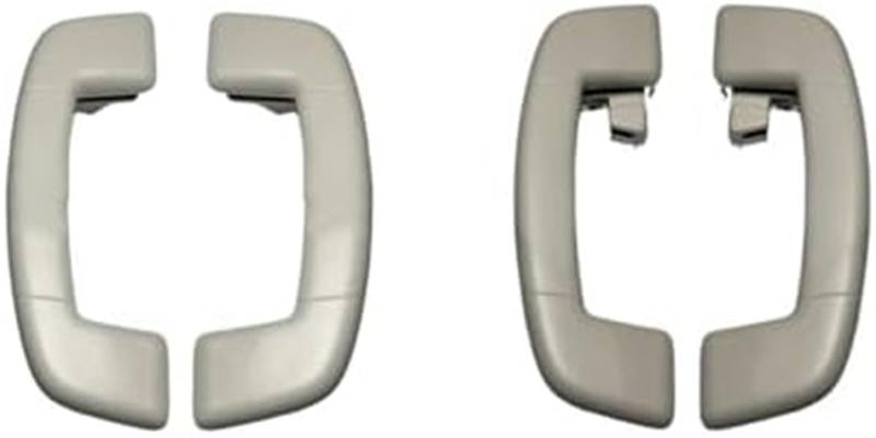 MUEOSI Autozubehör, for VW, for Golf, 7 GTI RIine Autodachhandlauf Innendecken-Zuggriffe Dachrelinggriff(Schwarz vorne Links) Haltegriff für Autodach(Black 4pcs Gray) von MUEOSI