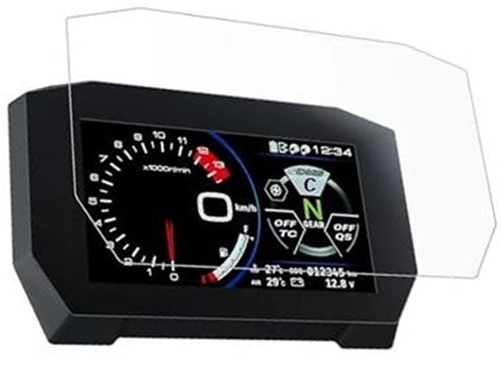MUEOSI Displayschutzfolie GSX-S1000 GT Zubehör Motorrad Scratch Cluster Screen, for GSXS1000 2022 2023 Tacho Schutzfolie MUEOSI Displayschutzfolie GSX-S1000 GT Zubehör Motorrad Scratch Cluster Screen, for GSXS1000 2022 2023 Tacho Schutzfolie von MUEOSI