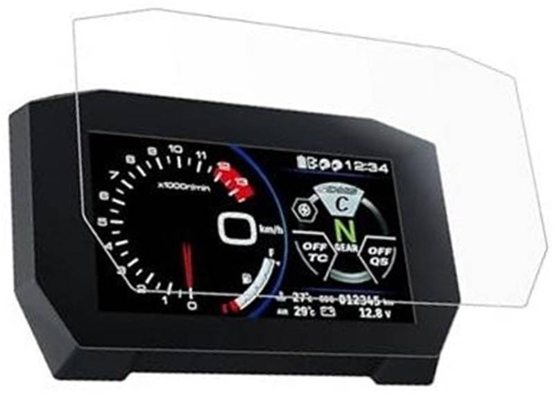 MUEOSI Displayschutzfolie GSX-S1000 GT Zubehör Motorrad Scratch Cluster Screen, for GSXS1000 2022 2023 Tacho Schutzfolie von MUEOSI