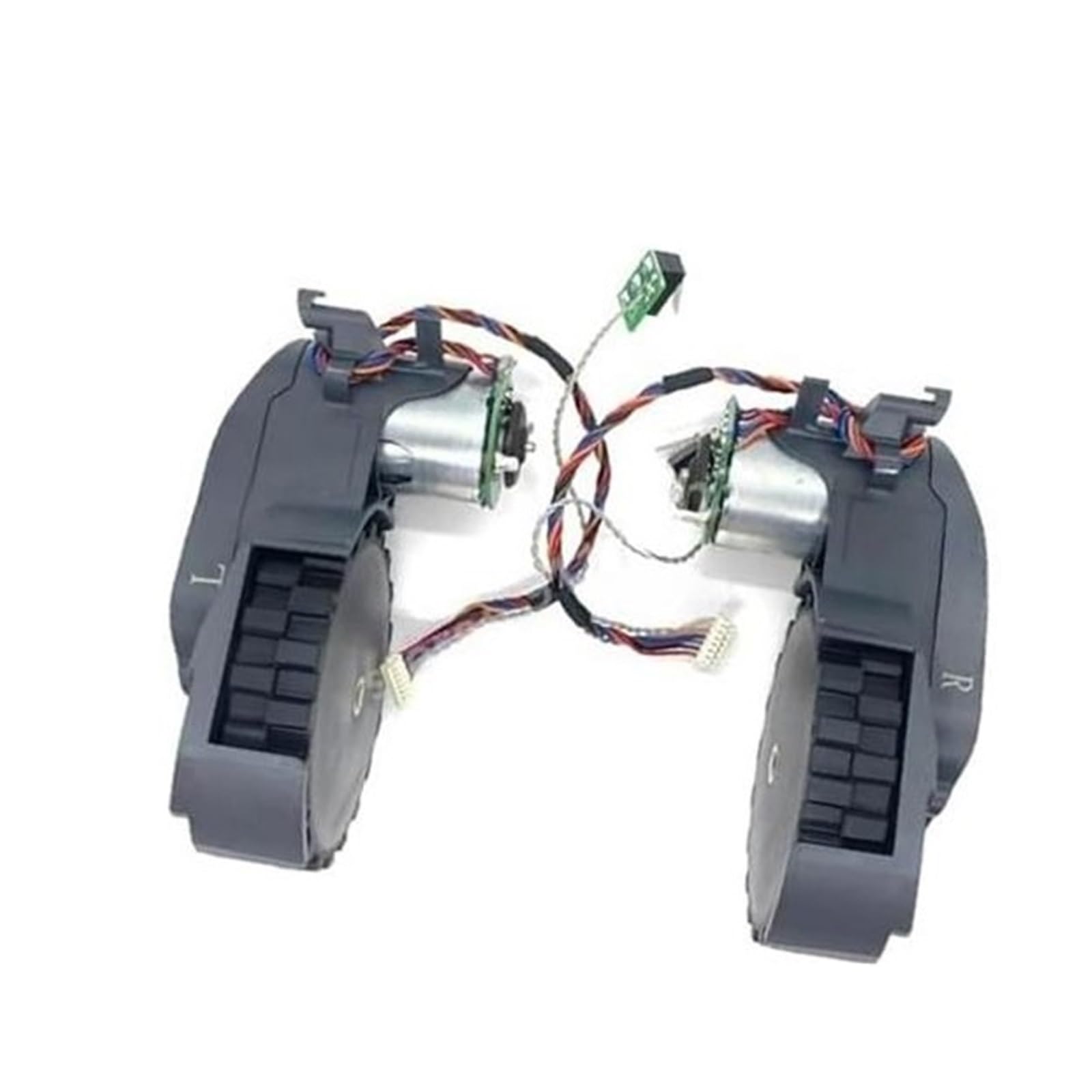 MUEOSI Linkes und rechtes Radmodul for Staubsauger, for Roborock, Q55 Q7 Q7 MAX S7 MAXV, Roboter-Staubsauger, Ersatz der Laufräder Staubsauger-Radmodul(Black Right and Left Wheel) von MUEOSI