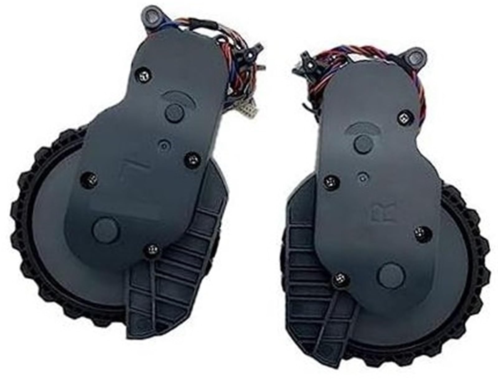 MUEOSI Linkes und rechtes Radmotormodul for Staubsauger, for Roborock, S5 Max, S6 Pure, S7 Staubsauger-Radmodul(Black R and L) von MUEOSI