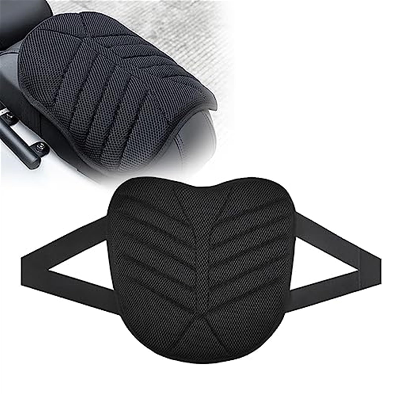 MUEOSI Motorrad, for Sitz, Kissen 3D Air Pad Cover, for, K1200Gt K1600GTL R1200RT Zubehör Motorrad Sitzbezug(Black C) von MUEOSI