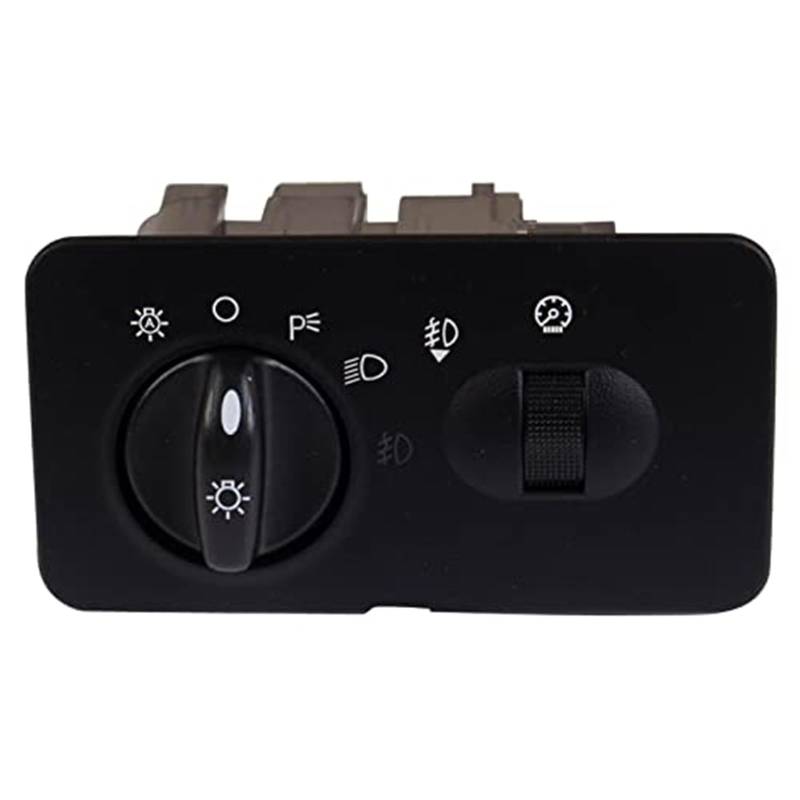 MUEOSI Scheinwerferschalter Kompatibel mit 1997, for Ford, Contour 1995-1997 Crown Victoria, for Mercury, Grand Marquis Autoscheinwerferschalter(Black SWA41650) von MUEOSI