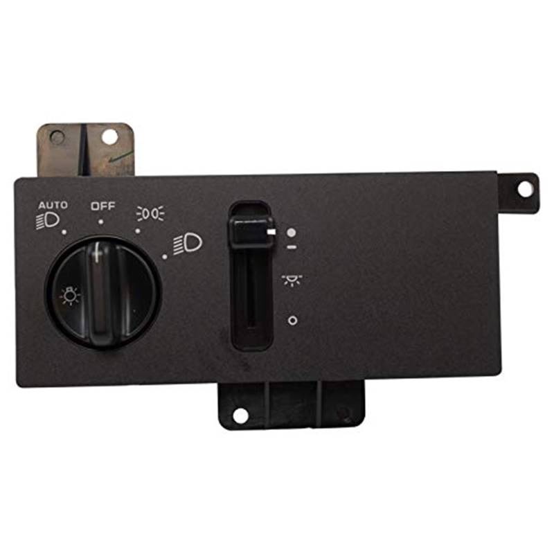 MUEOSI Scheinwerferschalter Kompatibel mit 1997, for Ford, Contour 1995-1997 Crown Victoria, for Mercury, Grand Marquis Autoscheinwerferschalter(Black SWA41677) von MUEOSI