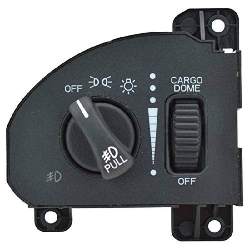 MUEOSI Scheinwerferschalter Kompatibel mit 1997, for Ford, Contour 1995-1997 Crown Victoria, for Mercury, Grand Marquis Autoscheinwerferschalter(Black SWA41682) von MUEOSI