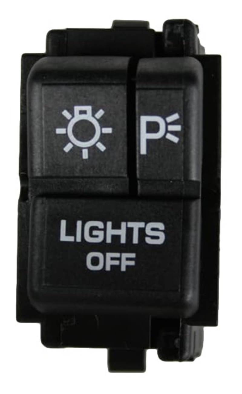 MUEOSI Scheinwerferschalter Kompatibel mit 1997, for Ford, Contour 1995-1997 Crown Victoria, for Mercury, Grand Marquis Autoscheinwerferschalter(Black SWA41704) von MUEOSI