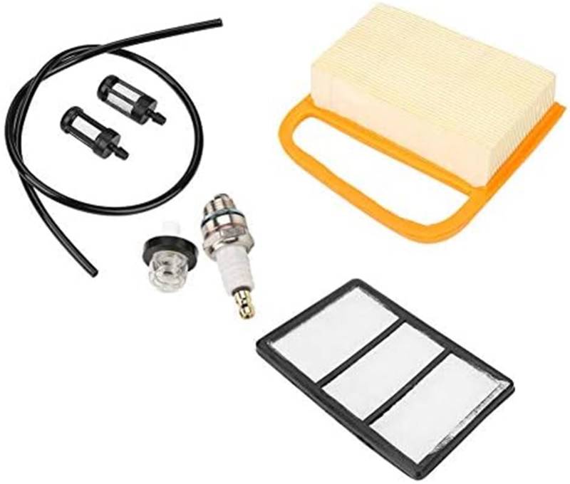 MUEOSI Service-Kit Luftfilter Kraftstofffilter Primer Bulb Plug, for Ts410 Ts420 Trennsäge Ts410 Filter Kit Gartenluftfilter-Tuning-Kit von MUEOSI