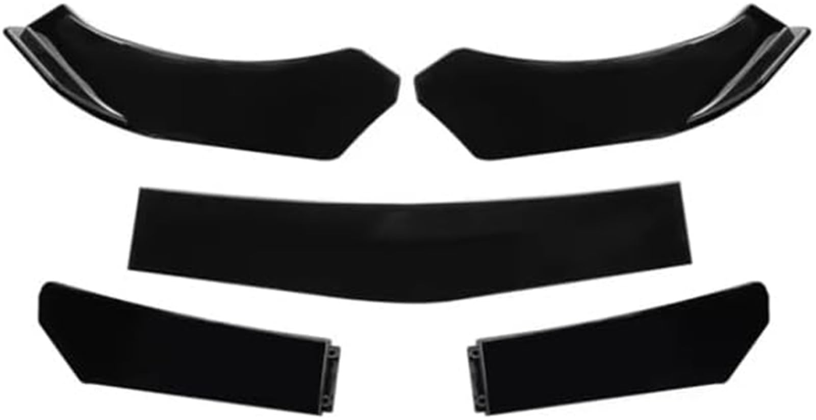 MUEOSI Splitter, 45-teilig, Universal-Auto-Frontspoilerlippe, Bodykit, Spoilersplitter, Stoßstange, Canard-Lippensplitter, for BMW usw., Carbonfaser-Lippensplitter (5-teilig, Carbonfaser B) Autospoile von MUEOSI