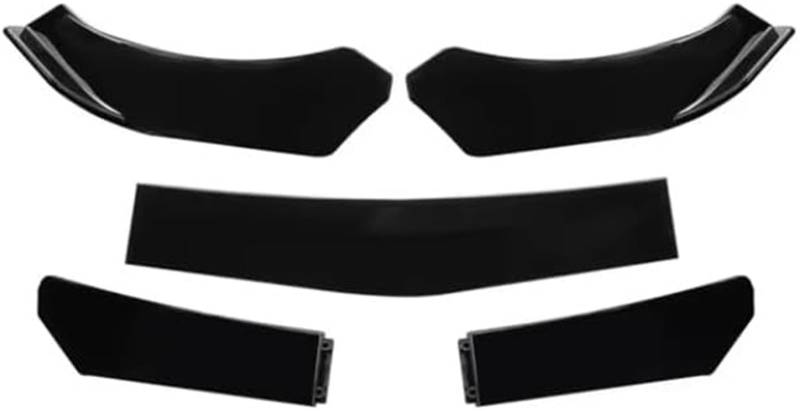 MUEOSI Splitter, 45-teilig, Universal-Auto-Frontspoilerlippe, Bodykit, Spoilersplitter, Stoßstange, Canard-Lippensplitter, for BMW usw., Carbonfaser-Lippensplitter (5-teilig, Carbonfaser B) Autospoile von MUEOSI