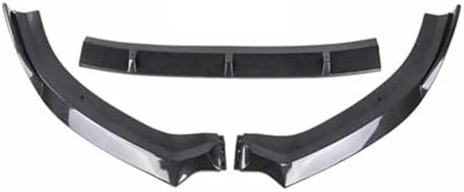 MUEOSI Splitter, for A3 8V, for Sline, S3 Standard-Limousine Version 2017-2020 Auto Frontstoßstange Canard Lip Lower Splitter Diffusor Spoiler Body Kits Lip Splitter(B2) Autospoiler Splitter(BLACK A2) von MUEOSI