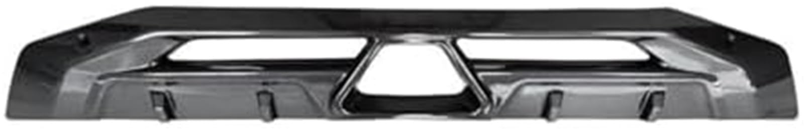 MUEOSI Splitter, for Changan, CS55 Plus Splitter 2022 2023 Frontstoßstangen-Spoilerröcke der zweiten Generation, Lip Body Kit, Zubehör, Heckdiffusor, Lippensplitter (Heck-Carbon-Lackierung) Autospoile von MUEOSI
