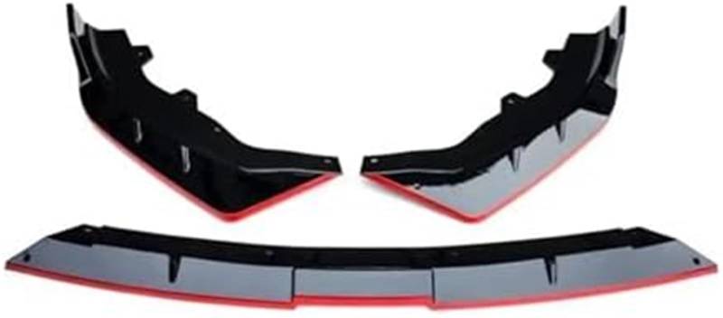 MUEOSI Splitter, for Changan, for Uni-V Frontspoiler 2022 2023, for UNIV Splitterröcke Lip Carbon Surface Body Kit Zubehör Lip Splitter(Y Gloss Black) Autospoiler Splitter(Black Y Gloss Black - Red) von MUEOSI