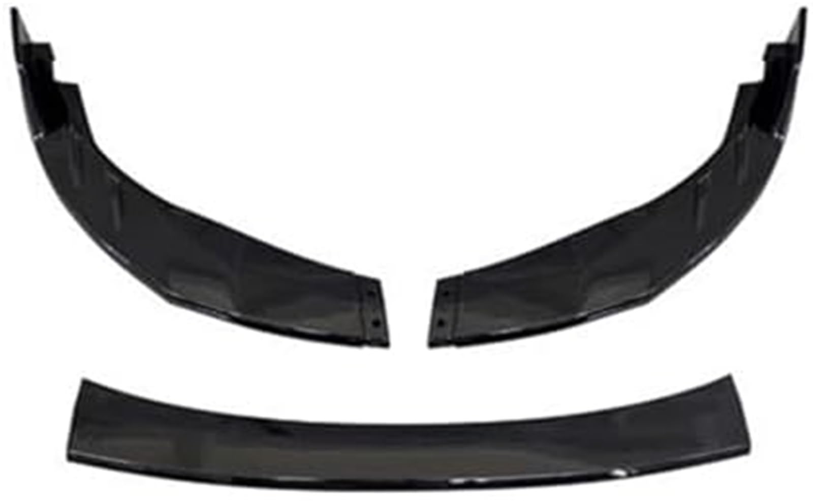 MUEOSI Splitter, for Corolla, American 2019 2020 Frontstoßstangen-Spoilerschutzplatte Lippenkörper-Kit Splitter Carbon-Oberfläche Dekorstreifen Schaufellippensplitter(Mattschwarz) Autospoiler Splitter von MUEOSI