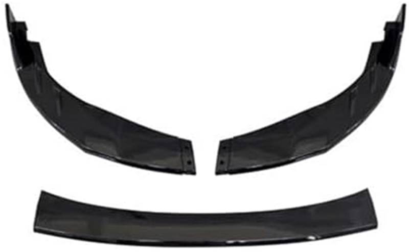MUEOSI Splitter, for Corolla, American 2019 2020 Frontstoßstangen-Spoilerschutzplatte Lippenkörper-Kit Splitter Carbon-Oberfläche Dekorstreifen Schaufellippensplitter(Mattschwarz) Autospoiler Splitter von MUEOSI