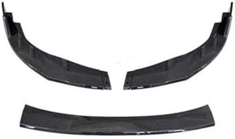 MUEOSI Splitter, for Corolla, American 2019 2020 Frontstoßstangen-Spoilerschutzplatte Lippenkörper-Kit Splitter Carbon-Oberfläche Dekorstreifen Schaufellippensplitter(Mattschwarz) Autospoiler Splitter von MUEOSI