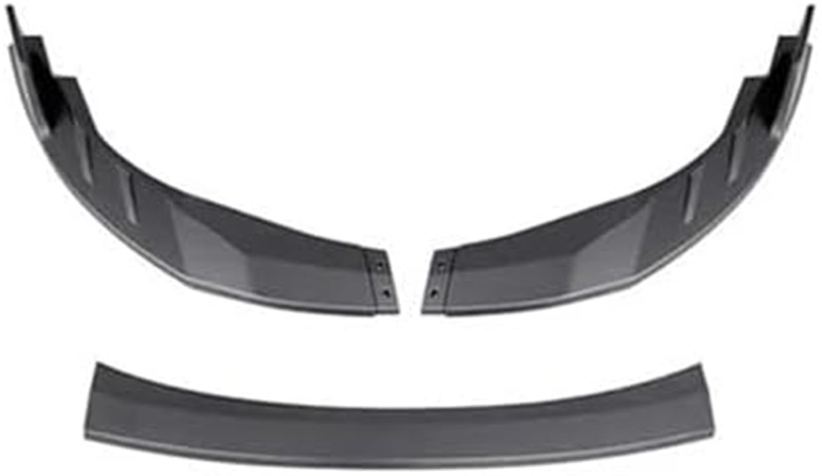 MUEOSI Splitter, for Corolla, American 2019 2020 Frontstoßstangen-Spoilerschutzplatte Lippenkörper-Kit Splitter Carbon-Oberfläche Dekorstreifen Schaufellippensplitter(Mattschwarz) Autospoiler Splitter von MUEOSI