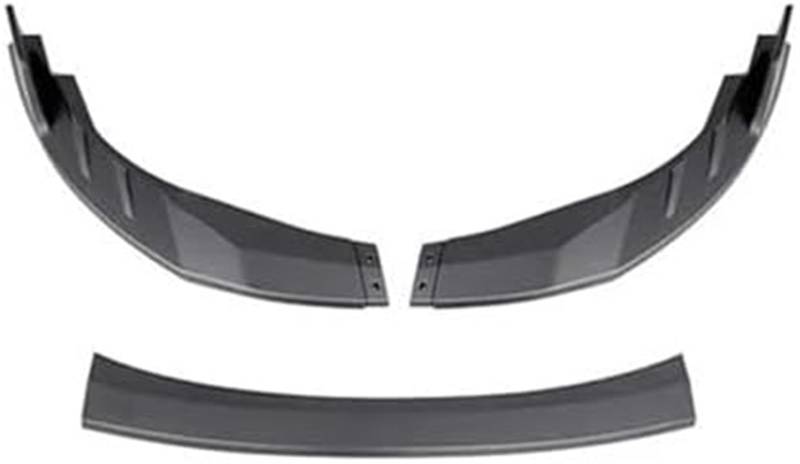 MUEOSI Splitter, for Corolla, American 2019 2020 Frontstoßstangen-Spoilerschutzplatte Lippenkörper-Kit Splitter Carbon-Oberfläche Dekorstreifen Schaufellippensplitter(Mattschwarz) Autospoiler Splitter von MUEOSI
