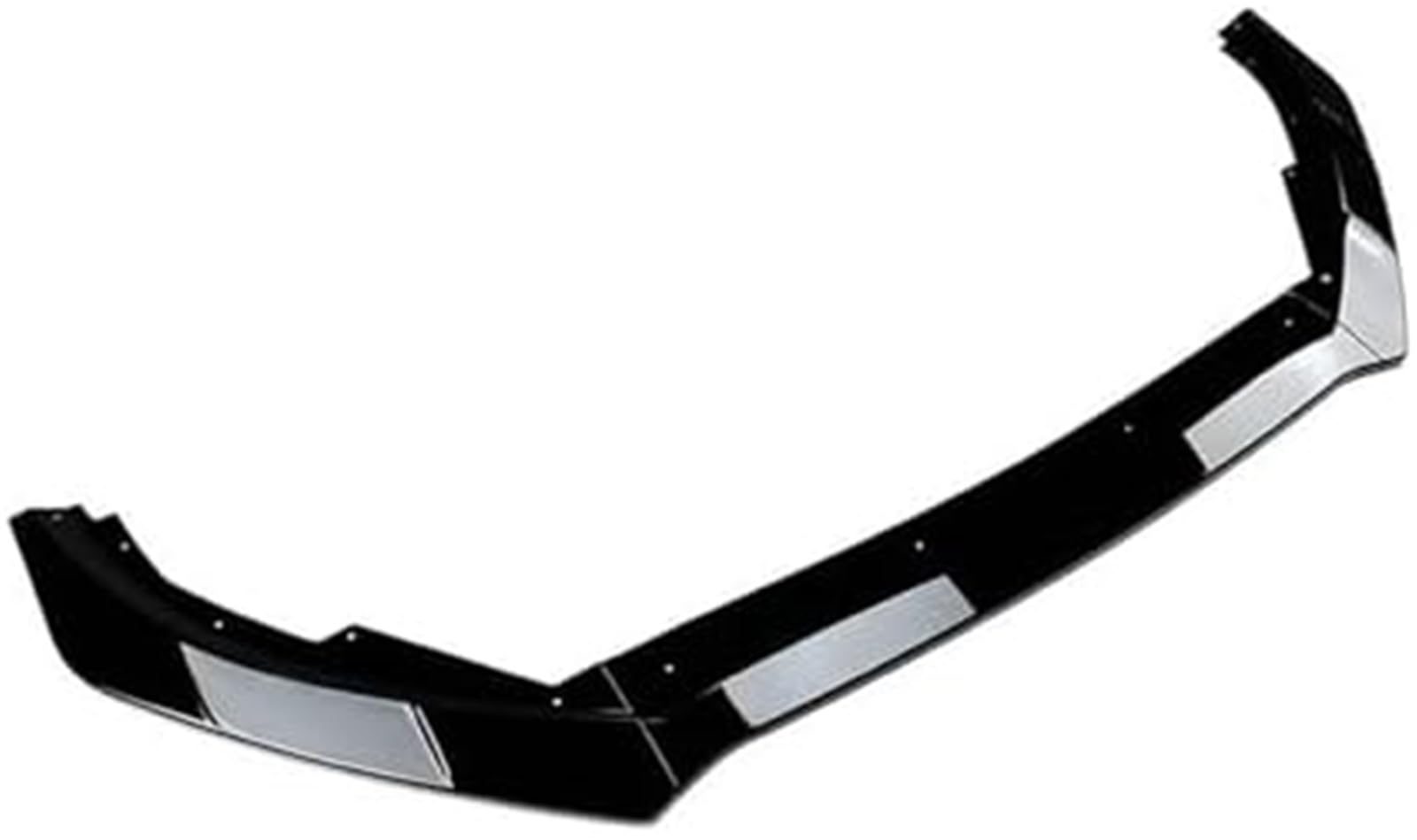 MUEOSI Splitter, for Focus, MK4 ST, for Line Frontstoßstange Lip Canards Splitter Spoiler Tuning Body Kits von ABS Car Cover 2019 2020 2021 2022 Lip Splitter (Schwarz glänzend) Autospoiler Splitter(BL von MUEOSI