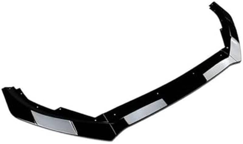 MUEOSI Splitter, for Focus, MK4 ST, for Line Frontstoßstange Lip Canards Splitter Spoiler Tuning Body Kits von ABS Car Cover 2019 2020 2021 2022 Lip Splitter (Schwarz glänzend) Autospoiler Splitter(BL von MUEOSI