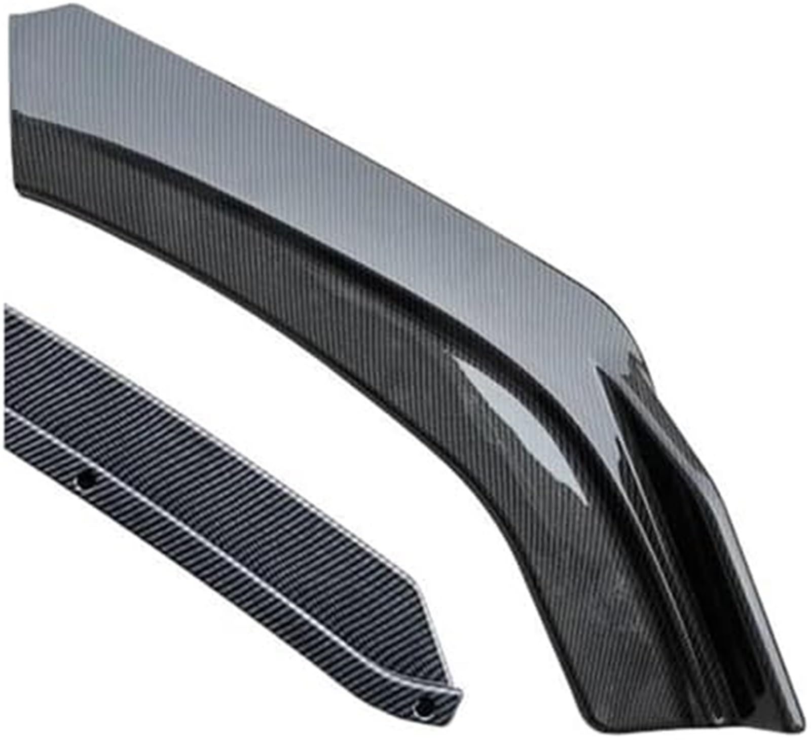 MUEOSI Splitter, for Kia, for Optima K5 2014-2017 Frontstoßstangen-Spoilerschutzplatte Lippenkörper-Kit Carbon-Oberfläche Kinnschaufel Kontrastfarbendesign Lippensplitter(Carbon-Oberfläche-rot) Autosp von MUEOSI