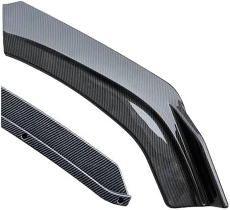 MUEOSI Splitter, for Kia, for Optima K5 2014-2017 Frontstoßstangen-Spoilerschutzplatte Lippenkörper-Kit Carbon-Oberfläche Kinnschaufel Kontrastfarbendesign Lippensplitter(Carbon-Oberfläche-rot) Autosp von MUEOSI