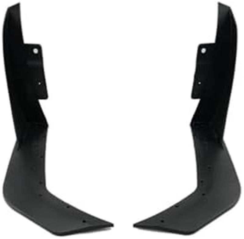 MUEOSI Splitter, for MP Concepts, for Mustang, GT500 Style Frontstoßstange Frontstoßstangenlippe Seitensplitter Diffusor Spoilerlippe Splitter (Lip Carbon Look) Autospoiler Splitter(BLACK Corner Matte von MUEOSI