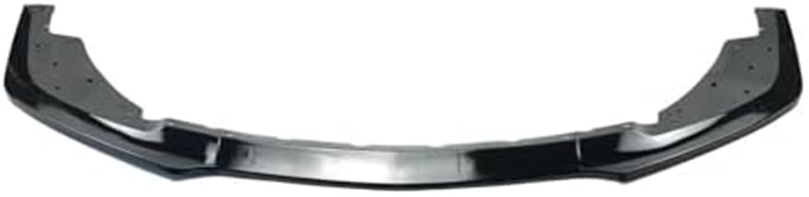 MUEOSI Splitter, for MP Concepts, for Mustang, GT500 Style Frontstoßstange Frontstoßstangenlippe Seitensplitter Diffusor Spoilerlippe Splitter (Lip Carbon Look) Autospoiler Splitter(BLACK Lip Glossy B von MUEOSI