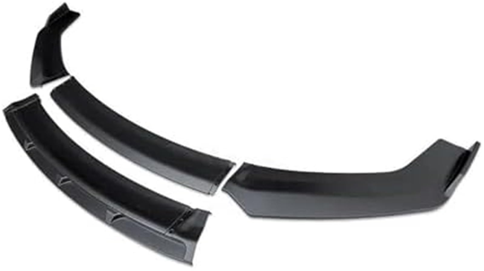 MUEOSI Splitter, for Peugeot, 508 2019 Frontstoßstangen-Spoilerschutzplatte Lippentyp Body Kit Splitter Carbon-Oberfläche Kinnschaufel Lippensplitter(Schwarz-Rot glänzend) Autospoiler Splitter(BLACK O von MUEOSI
