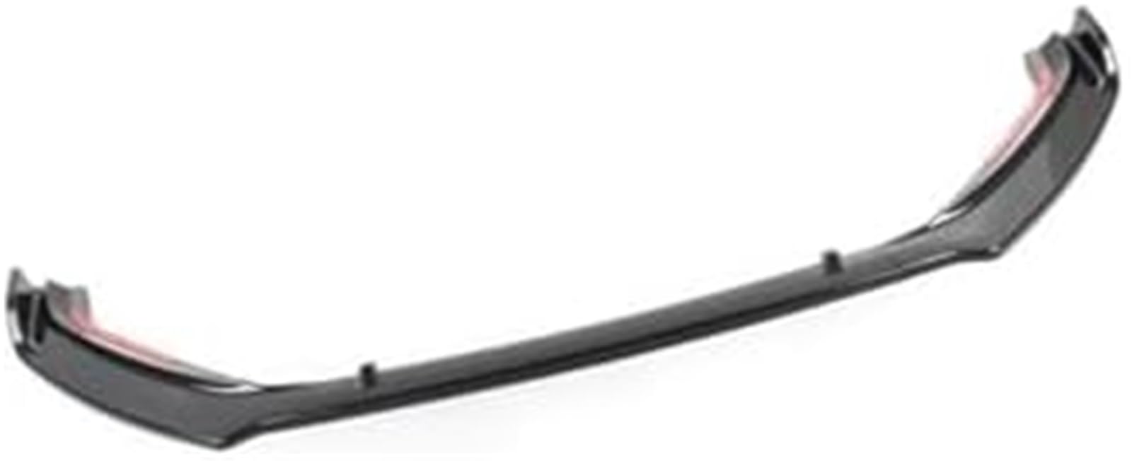 MUEOSI Splitter, for VW, for Golf, 7.5 2014 2015 2016 2017 Auto Frontstoßstange Spoilerlippe Untere Splitterschutzplatte Klinge Lippensplitter(Schwarz glänzend) Autospoiler Splitter(BLACK Carbon Fiber von MUEOSI