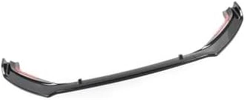 MUEOSI Splitter, for VW, for Golf, 7.5 2014 2015 2016 2017 Auto Frontstoßstange Spoilerlippe Untere Splitterschutzplatte Klinge Lippensplitter(Schwarz glänzend) Autospoiler Splitter(BLACK Carbon Fiber von MUEOSI