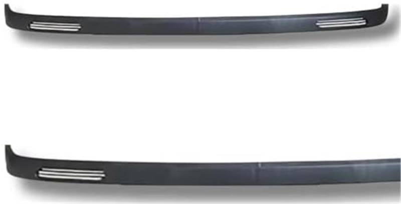 MUEOSI Splitter 2-teilige Frontstoßstangenlippe, for Peugeot, 206 Body Kit Spoiler Splitter Diffusorklappe Sportstoßstange Außenteile Autozubehör Lippensplitter(Modell 2) Autospoiler Splitter(BLACK Mo von MUEOSI