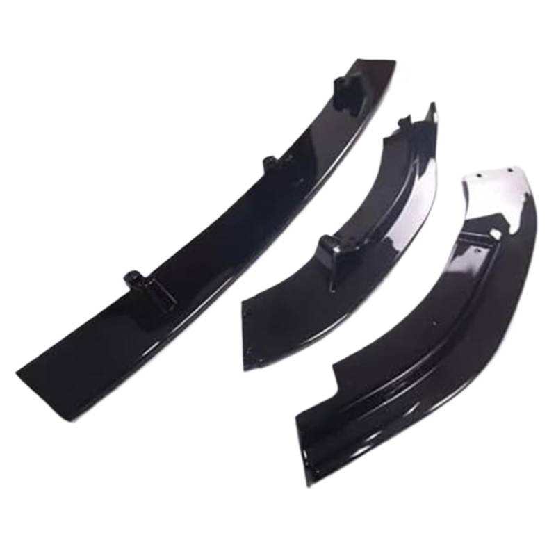 MUEOSI Splitter 3 STÜCKE, for VW, for Golf, MK6, for GTI, for GTD 2009-2013 Auto Frontstoßstange Lip Spoiler Splitter Frontstoßstange Lip Kinn Spoiler Bodykits Lip Splitter Autospoiler Splitter von MUEOSI