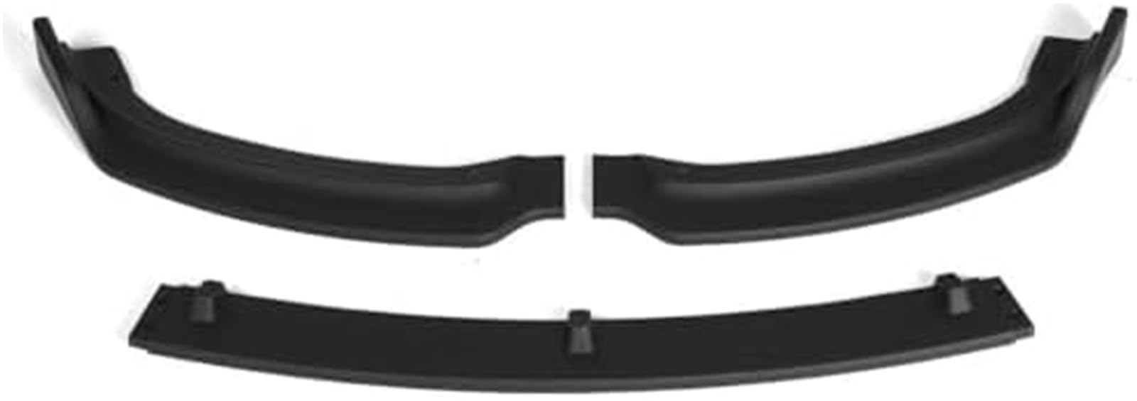 MUEOSI Splitter 3-teilig, for BMW, 3er F30 F35 2016-2019 Auto-Frontstoßstangensplitter Lippendiffusor Spoilerschutzabdeckung Schutzdeflektorlippen Lippensplitter (Kohlefaseroptik) Autospoiler Splitter von MUEOSI