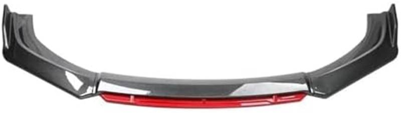 MUEOSI Splitter Auto Frontstoßstange Lippe Kinn Spoiler Splitter Diffusor Body Kit Trim Air Dam Canard, for Kia, for Ceed, for Proceed JD GT 2013-2021 Lippensplitter (Schwarz glänzend) Autospoiler Spl von MUEOSI