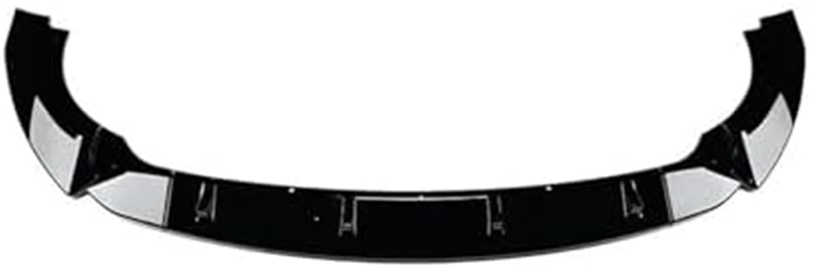 MUEOSI Splitter Front Untere Stoßstange Lip Spoiler Splitter Diffusor Abdeckung Schutz Schutz ABS Tuning, for Benz, for A-Klasse W176 2013-2015 Lip Splitter(Gloss Black) Autospoiler Splitter(BLACK Glo von MUEOSI
