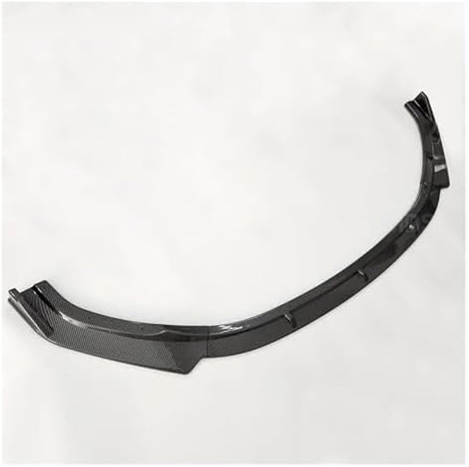MUEOSI Splitter-Frontschweller, Lippenstoßstangen-Spoilerzubehör, for Changan, for UNI-K Splitter Carbon Paint Body Kit, for UNIK 2021-2023 Lippensplitter (Schwarz Rot glänzend) Autospoiler Splitter(B von MUEOSI