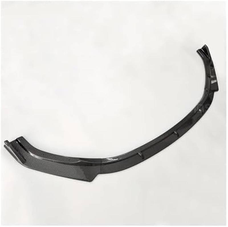 MUEOSI Splitter-Frontschweller, Lippenstoßstangen-Spoilerzubehör, for Changan, for UNI-K Splitter Carbon Paint Body Kit, for UNIK 2021-2023 Lippensplitter (Schwarz Rot glänzend) Autospoiler Splitter(B von MUEOSI