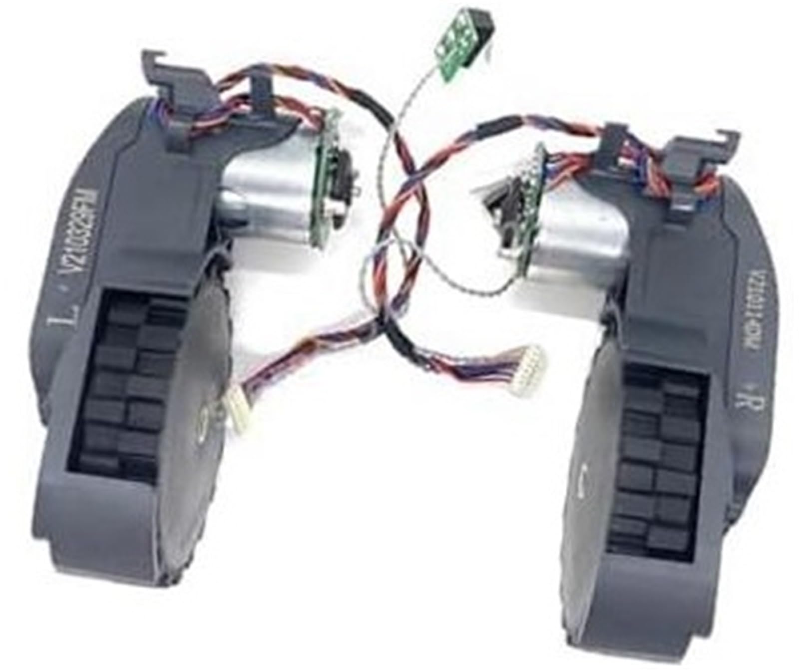 MUEOSI Staubsauger Linke und Rechte Räder Motor Modul Ersatzteile Kompatibel, for Roborock, S7 Max S5max S6max Kehrmaschine Linke und Rechte Räder Staubsauger-Radmodul(Black L+r) von MUEOSI