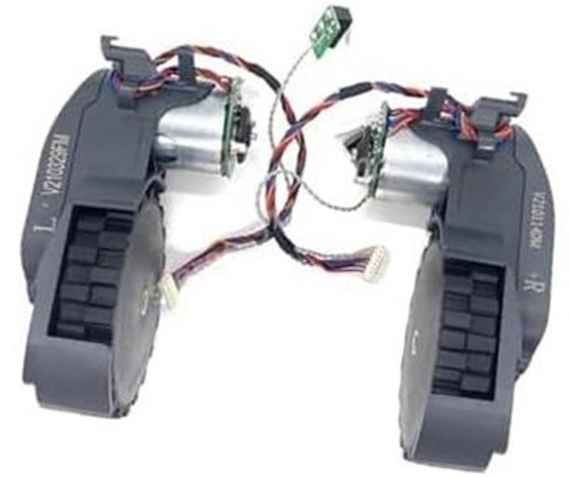 MUEOSI Staubsauger Linke und Rechte Räder Motor Modul Ersatzteile Kompatibel, for Roborock, S7 Max S5max S6max Kehrmaschine Linke und Rechte Räder Staubsauger-Radmodul(Black L+r) von MUEOSI