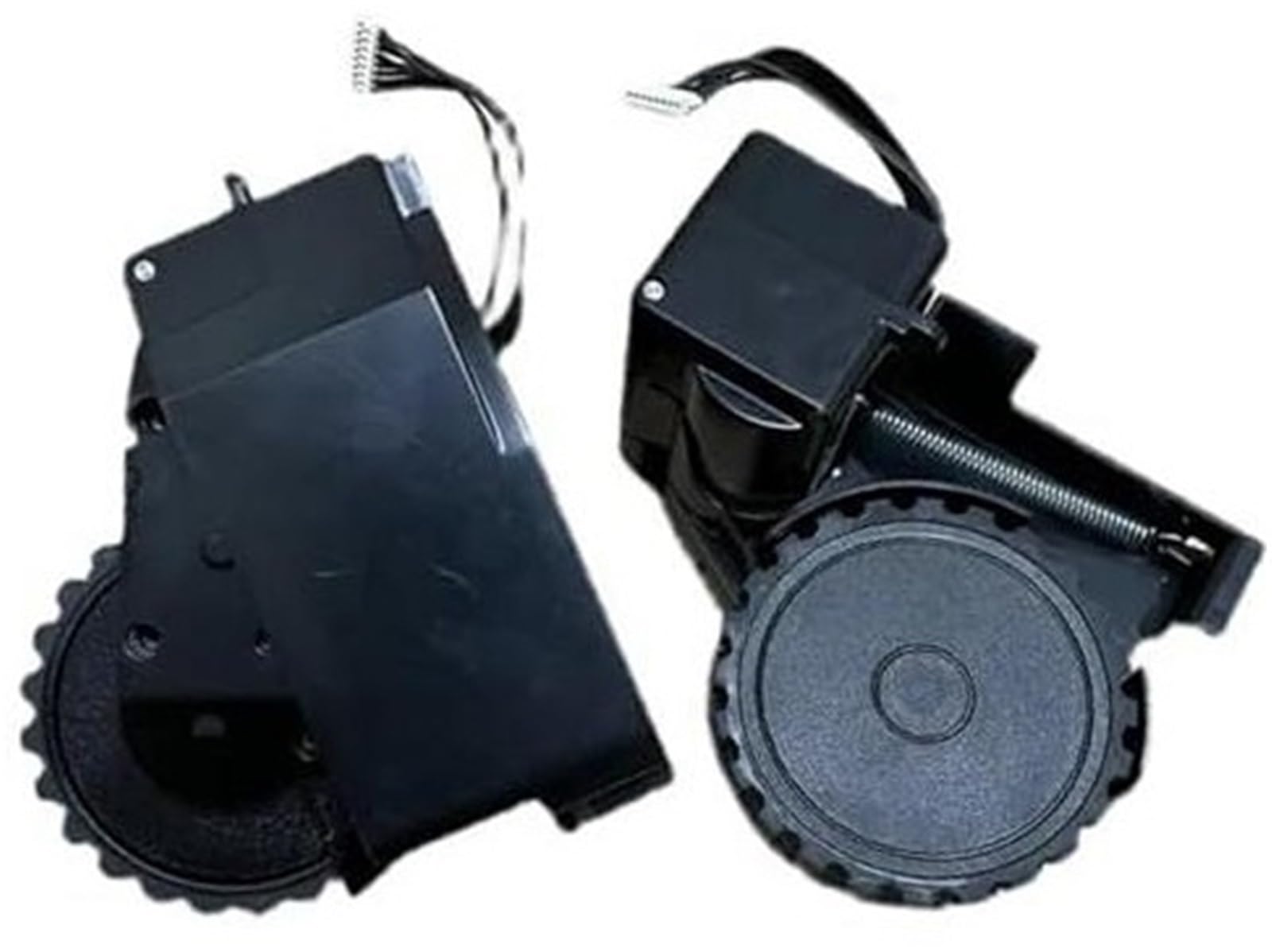MUEOSI Staubsauger-Motormodul, Linke und rechte Räder, Ersatzteile kompatibel, for Linke und rechte Räder der HONITURE Q6 Pro Q6 Sweeper Staubsauger-Radmodul(Black L and R Wheel) von MUEOSI