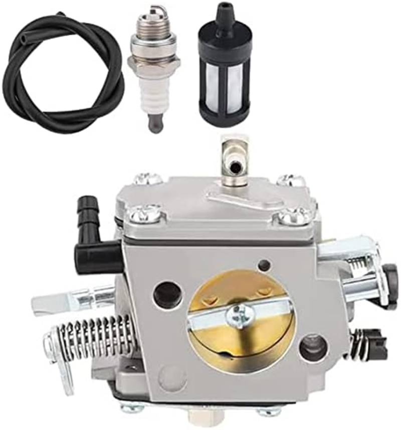 MUEOSI TS400-Vergaser mit Luftfilter-Tune-Up-Kit, kompatibel mit TS 400-Betontrennsäge HS-274E 4223-120-0600 (Farbe: Silber) Gartenluftfilter-Tuning-Kit(White) von MUEOSI