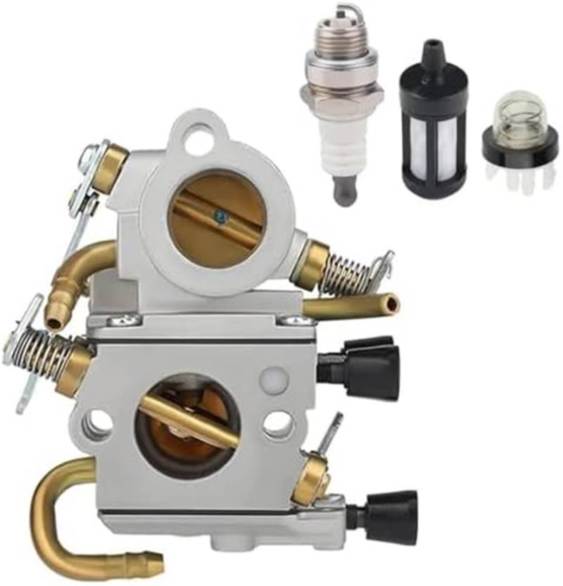 MUEOSI TS420 TS410 Vergaser mit Luftfilter Tune Up Kit Kompatibel mit TS410Z TS420Z Beton Trennsäge C1Q-S118 4238 120 0600 Carb zubehör Gartenluftfilter-Tuning-Kit von MUEOSI