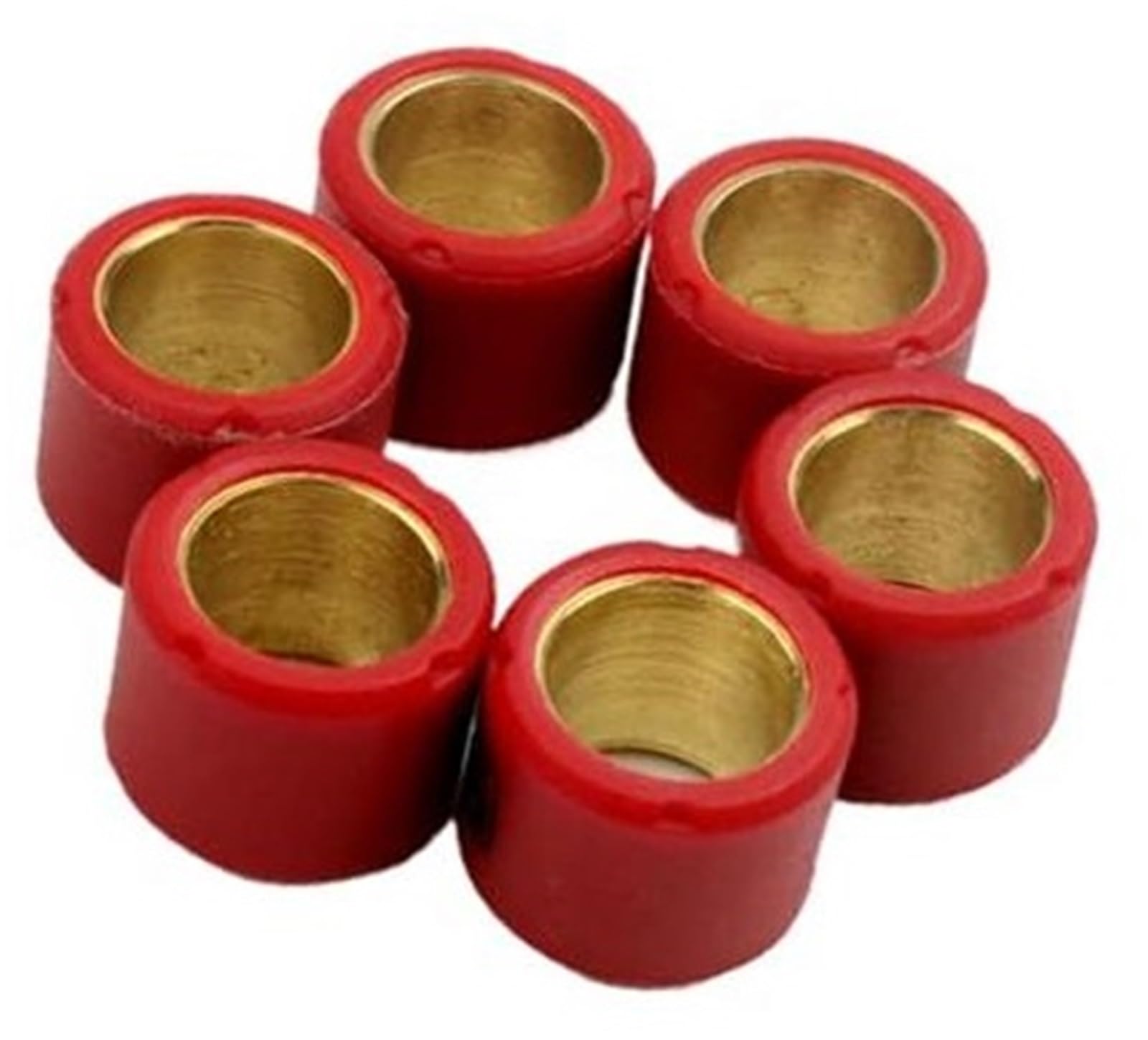 MUEOSI Variator-Rollensatz for Scooter, 16 x 13 mm, 50 cc, 4-Takt-Modelle, for Django Kisbee V-Clic, erhältlich in den Gewichten 4 g bis 7 g Roller Variomatik Rollengewichte(Black 16x13mm 5.5g) von MUEOSI