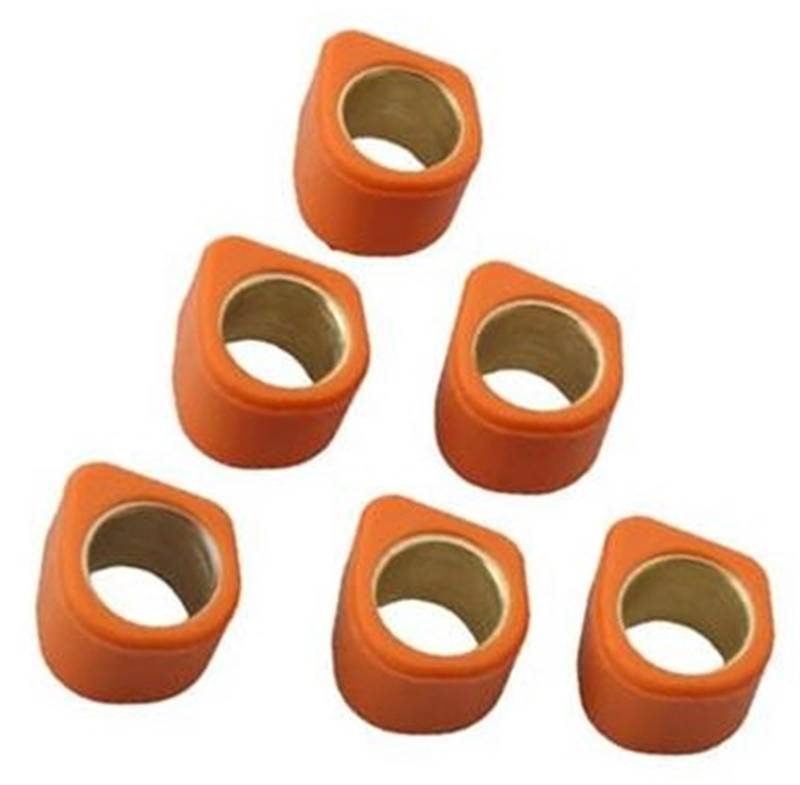MUEOSI Variomatik Gleitrollengewichte 16x13mm 4g 5,5g 6g 7g, for 50ccm GY6 139QMB und ähnliche Modelle Roller Variomatik Rollengewichte(Black 5.5g) von MUEOSI