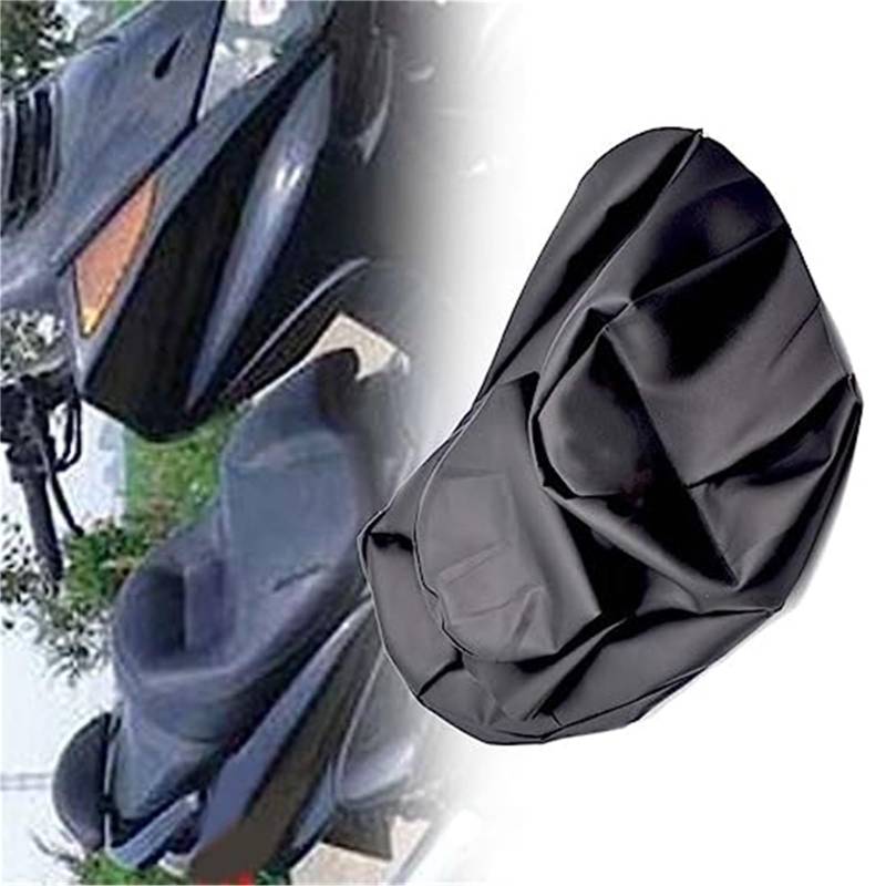 MUEOSI Zubehör, for Majesty, YP250 Neue Modelle Dickes schwarzes PU-Leder Scooter Bike Motorrad, for Sitz, Bezug Kissen Wasserdicht 250 Zubehör Motorrad Sitzbezug von MUEOSI
