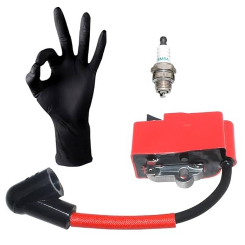 MUEOSI Zündspule, for Makita, EA3200S EA3201S EA3500S, for Dolmar, PS-32 PS-32C PS-35 PS-35C Rasenmäher-Zündspule von MUEOSI